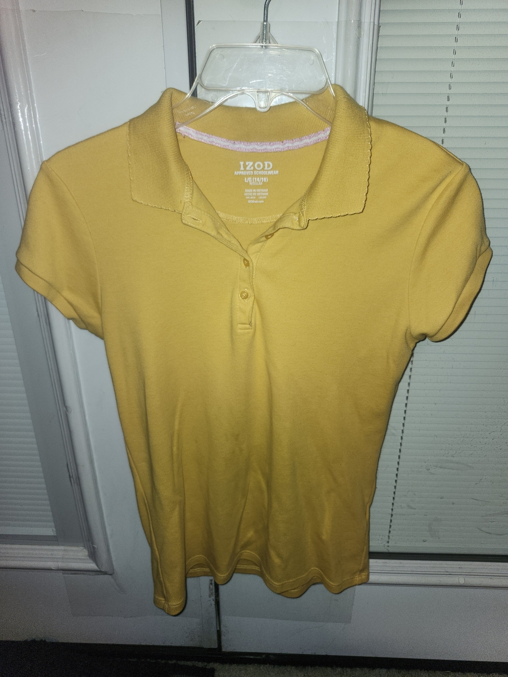 IZOD Girl's Yellow Polo Shirt